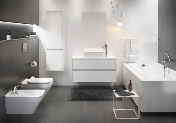 Cersanit Crea Slim akril kád 180x80cm + lábak, fehér, S301-227