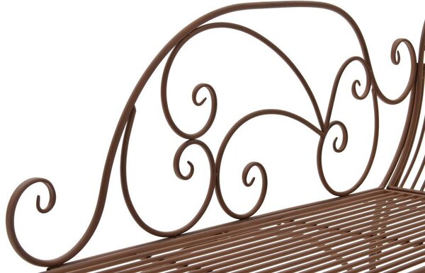 Karma kerti fém pad antik barna 78x156x46 cm 11177432