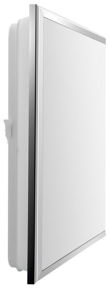 Sapho Sapho, EZÜST LED mennyezeti lámpa 28x28cm, 10W, 230V, 3000K/4000K/6500K, IP44, króm, AU478