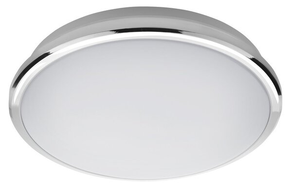 Sapho Sapho, EZÜST LED mennyezeti lámpa, 29cm átmérő, 10W, 230V, 3000K/4000K/6500K, IP44, króm, AU480