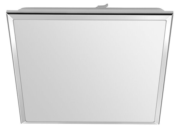 Sapho Sapho, EZÜST LED mennyezeti lámpa 28x28cm, 10W, 230V, 3000K/4000K/6500K, IP44, króm, AU478