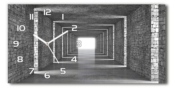 Vízszintes üvegóra Brick tunnel