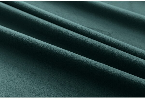 Sötétítő függöny VELVET 140x250 cm, türkiz Felfüggesztés: Hullámos sínszalag