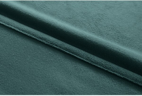 Sötétítő függöny VELVET 140x250 cm, türkiz Felfüggesztés: Hullámos sínszalag