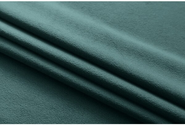 Sötétítő függöny VELVET 140x250 cm, türkiz Felfüggesztés: Hullámos sínszalag