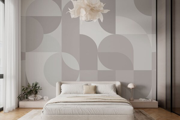 Fotótapéta Szürke és fehér geometriai minta, Modern fotótapéta, Modern fotótapéta, w03058v1 - Muralas.hu