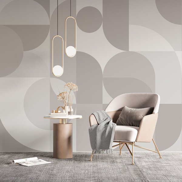 Fotótapéta Szürke és fehér geometriai minta, Modern fotótapéta, Modern fotótapéta, w03058v1 - Muralas.hu
