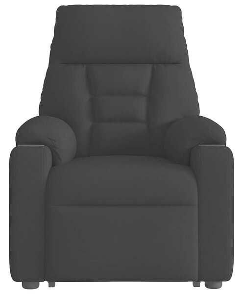 VidaXL elektromos felállást segítő fekete szövet dönthető fotel