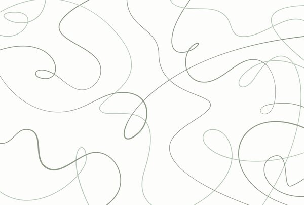 Fotótapéta Zöld vonalak fehér alapon, Absztrakt fotótapéta, Népszerű fotótapéta, w03061v2 - Tapeko.hu