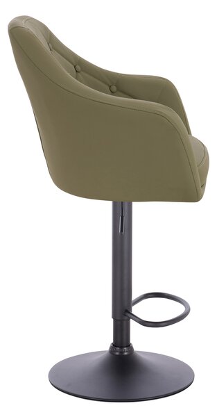 HR831W Khaki Műbőr Premium Soft szék fekete lábbal