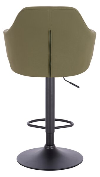 HR831W Khaki Műbőr Premium Soft szék fekete lábbal