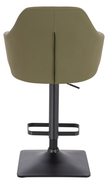 HR831KW Khaki Műbőr Premium Soft szék fekete lábbal