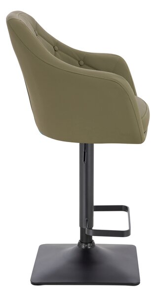 HR831KW Khaki Műbőr Premium Soft szék fekete lábbal