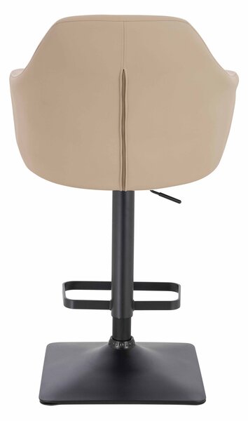 HR831KW Krémszínű Műbőr Premium Soft szék fekete lábbal