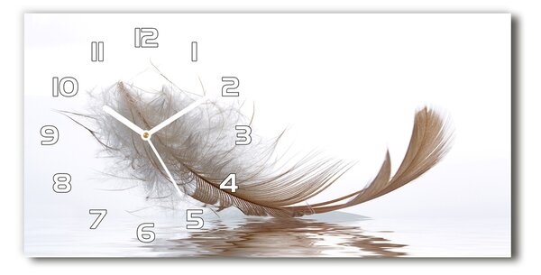 Vízszintes üvegóra Feather víz