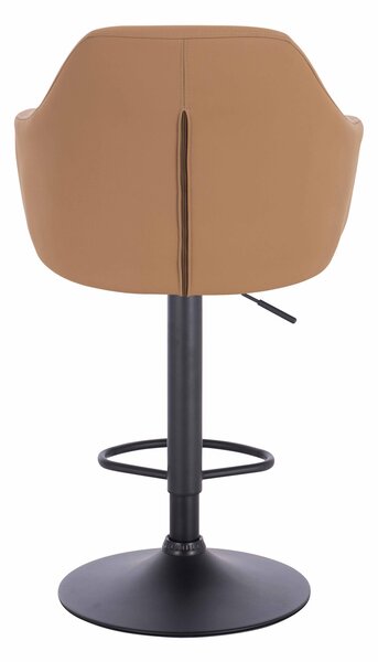 HR831W Karamell Műbőr Premium Soft szék fekete lábbal