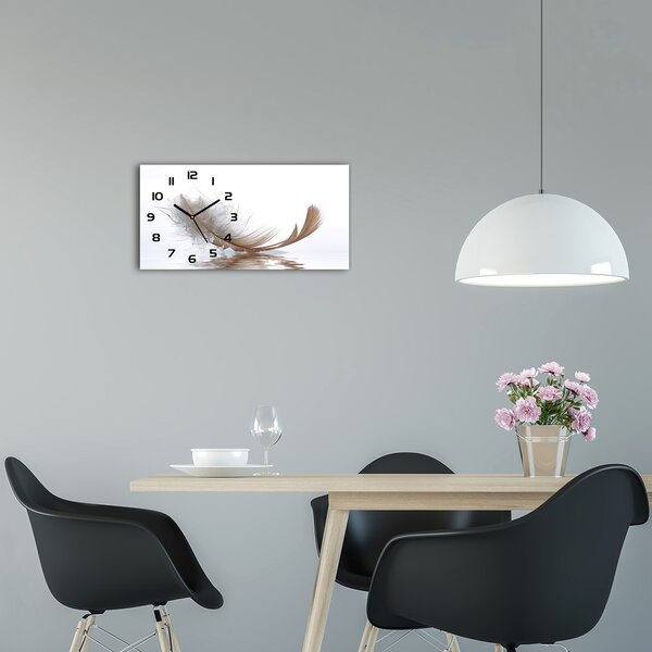 Vízszintes üvegóra Feather víz