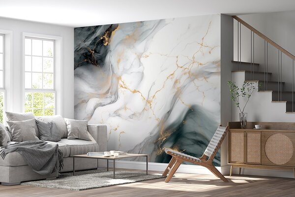 Fotótapéta Monokróm árnyalatok elegáns örvényei, Modern fotótapéta, Modern fotótapéta, w08749 - Muralas.hu