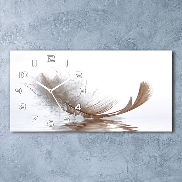 Vízszintes üvegóra Feather víz