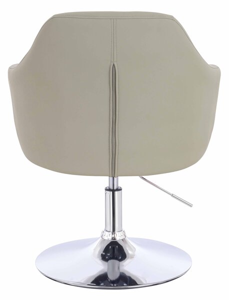 HR831N Len Szín Műbőr Premium Soft szék Krómozott lábbal