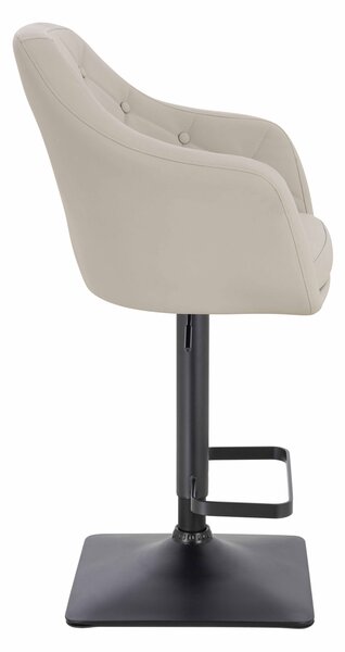 HR831KW Ecru Műbőr Premium Soft szék fekete lábbal