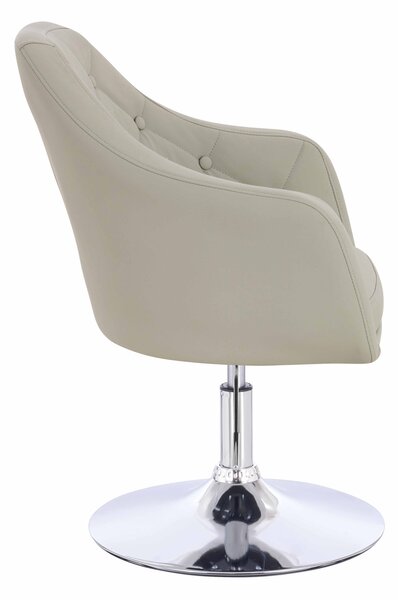 HR831N Len Szín Műbőr Premium Soft szék Krómozott lábbal
