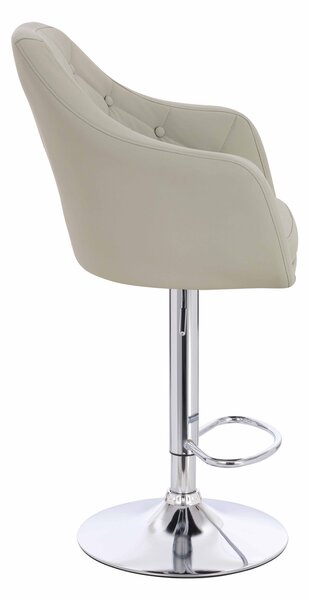 HR831W Len Szín Műbőr Premium Soft szék Krómozott lábbal
