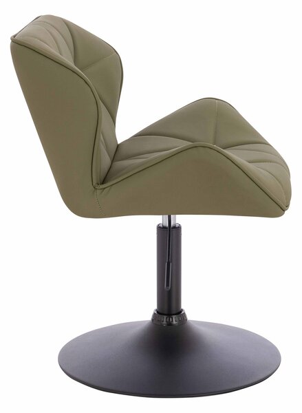 HR111N Khaki Műbőr Premium Soft szék fekete lábbal