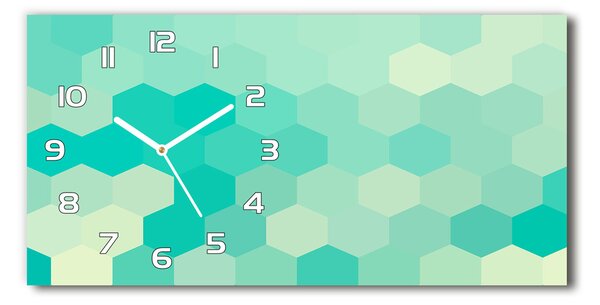 Négyszögletes üvegóra vízszintesen Geometriai háttér