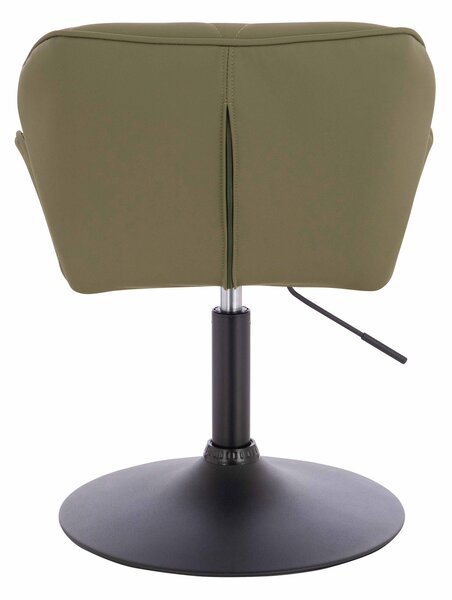 HR111N Khaki Műbőr Premium Soft szék fekete lábbal