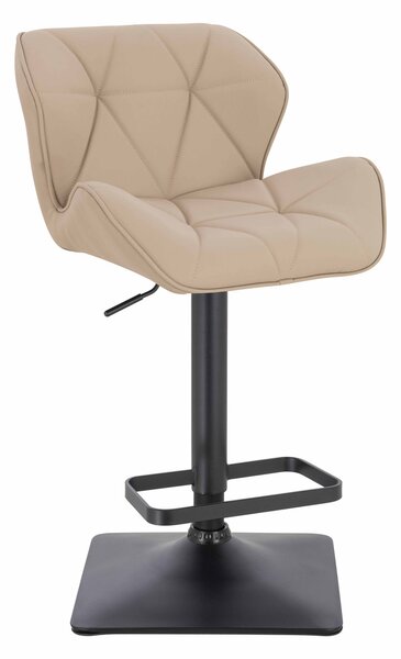HR111KW Krémszínű Műbőr Premium Soft szék fekete lábbal
