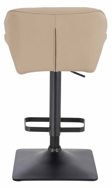 HR111KW Krémszínű Műbőr Premium Soft szék fekete lábbal