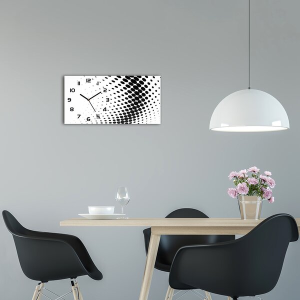 Vízszintes üvegóra Geometriai háttér