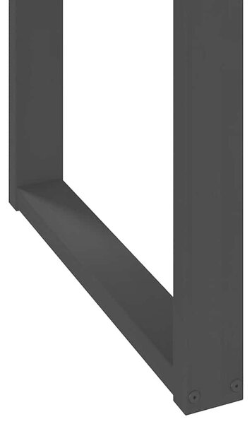 VidaXL Étkezőasztal NOAIN U-alakú lábak 180x90x75 cm tömörfa fenyőfa
