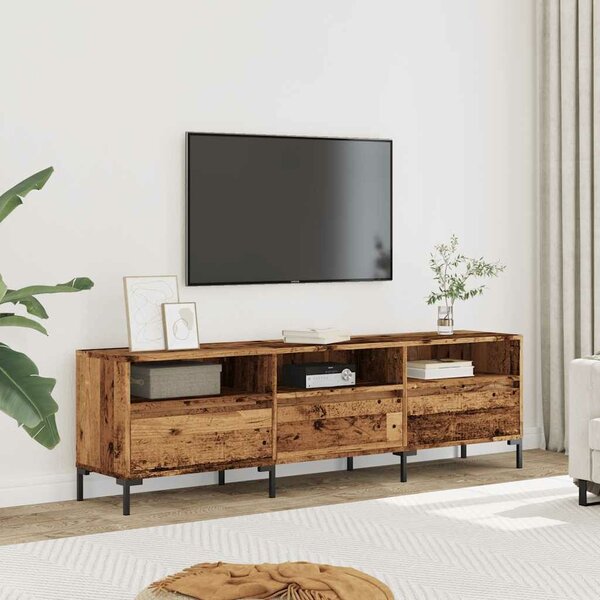 VidaXL antik fa színű szerelt fa TV-szekrény 150 x 30 x 44,5 cm