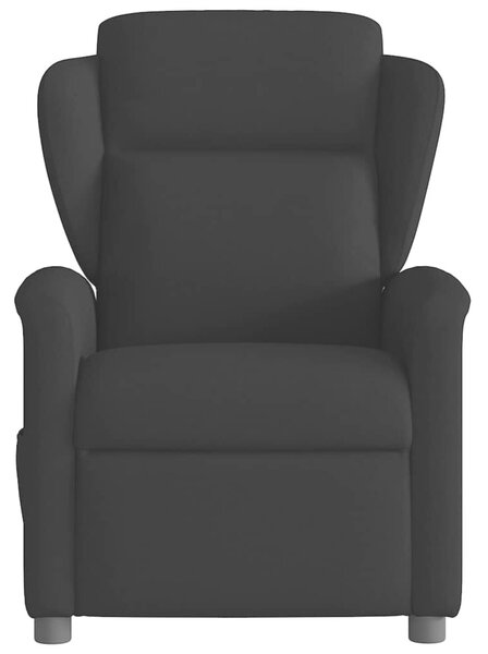 VidaXL fekete szövet elektromos dönthető fotel