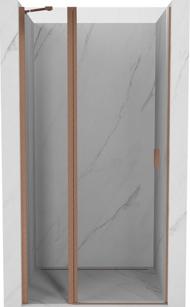 Mexen MIST, 1 szárnyú zuhanyajtó (1d+1s) 70x200 cm, 6 mm-es átlátszó üveg, rézprofil, 8A4-070-000-65-00