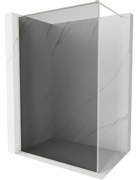 Mexen, Mexen Kioto-XF zuhanyfal kerettel 60 x 202 cm, grafit 10 mm, matt nikkel - 800-060-104-97-40-X