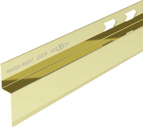 Mexen Line-B sín 120 cm jobb oldali, fényes arany, 185002120R