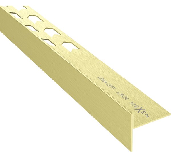 Mexen Line-B szegélyléc 120 cm bal oldali, matt arany, 185501120L