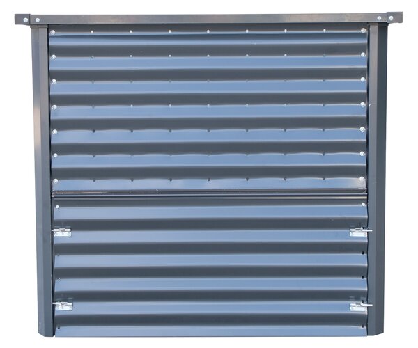 Furnigo Fém komposztáló 99x99x86 cm - ezüst