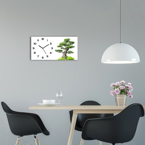 Vízszintes üvegóra Bonsai fa