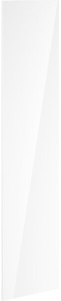 Mexen Orio, fürdőszobaszekrény-előlap 35 x 160 cm, fényes fehér, 91A11-1600-300-1-00
