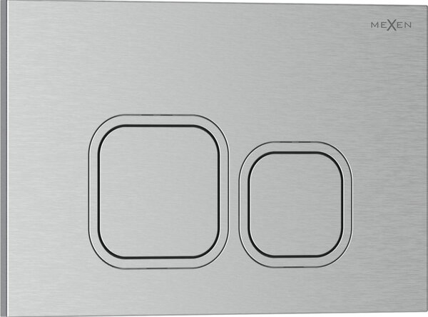 Mexen Tex 03, öblítőgomb, szálcsiszolt nikkel, 6103-10