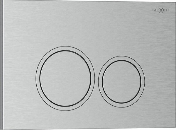 Mexen Tex 01, öblítőgomb, szálcsiszolt nikkel, 6101-10