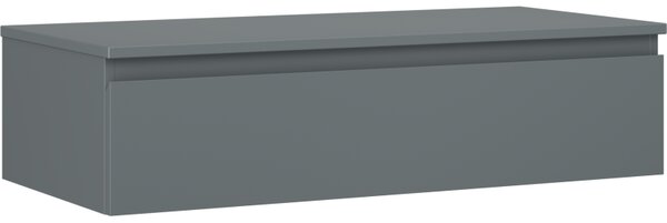 Mexen Orio, fürdőszobaszekrény 100 cm-es munkalappal, 1 fiókkal, grafit matt, 91A10-10023-1-BFC66