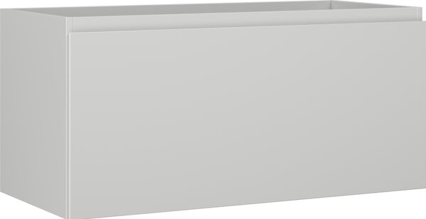 Mexen Orio, fürdőszobaszekrény 100 cm, 1 fiók, matt szürke, 91A10-10047-1-BF62