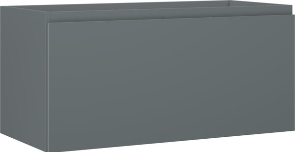Mexen Orio, fürdőszobaszekrény 100 cm, 1 fiók, grafit matt, 91A10-10047-1-BF66