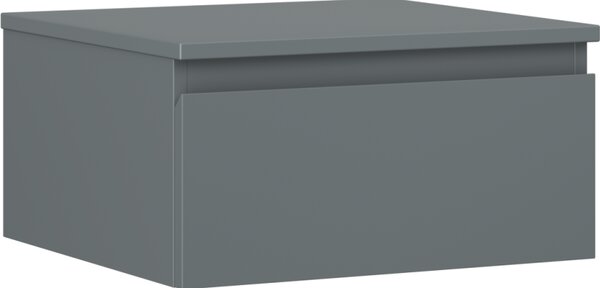 Mexen Orio, fürdőszobaszekrény 50 cm-es felsőrésszel, 1 fiókkal, grafit matt, 91A10-05023-1-BFC66