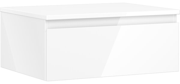 Mexen Orio, fürdőszobaszekrény 60 cm-es felsőrésszel, 1 fiókkal, fényes fehér, 91A10-06023-1-BFC00